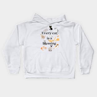 Every Cat is A Blessing Kids Hoodie